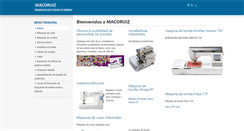 Desktop Screenshot of maquinasdecoserybordar.net